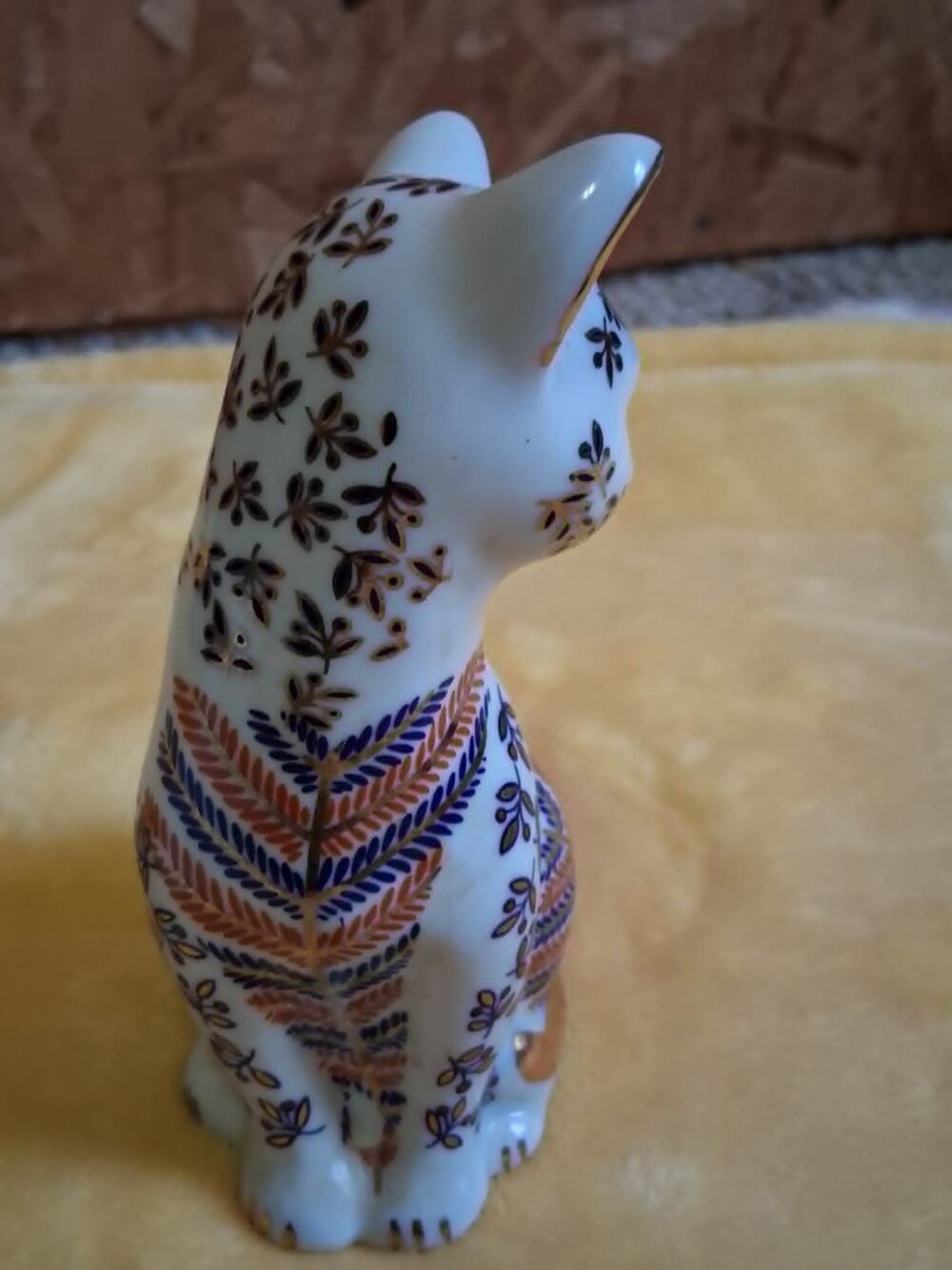 CAT FIGURINE IMARI JAPANESE CAT - Picture 4 of 7